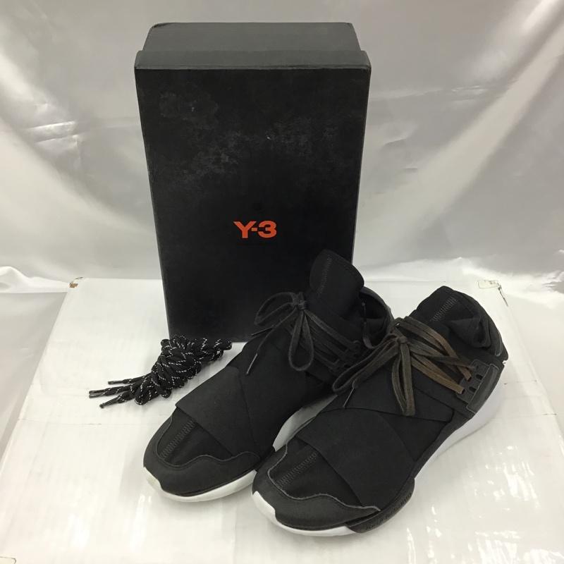 アディダス adidas スニーカー スニーカー AQ5499 Y-3 QASA HIGH 27.5cm 箱有 27.5cm ロゴ、文字 黒 / ブラック / X 白 / ホワイト /  メンズ USED 古着 中古 10103092