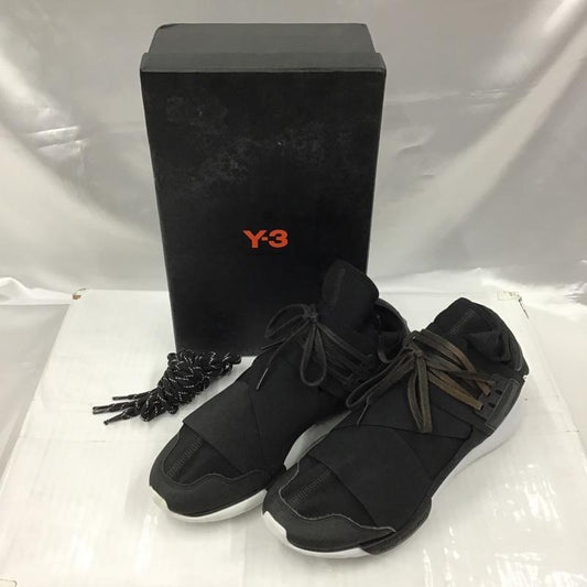アディダス adidas スニーカー スニーカー AQ5499 Y-3 QASA HIGH 27.5cm 箱有 27.5cm ロゴ、文字 黒 / ブラック / X 白 / ホワイト /  メンズ USED 古着 中古 10103092