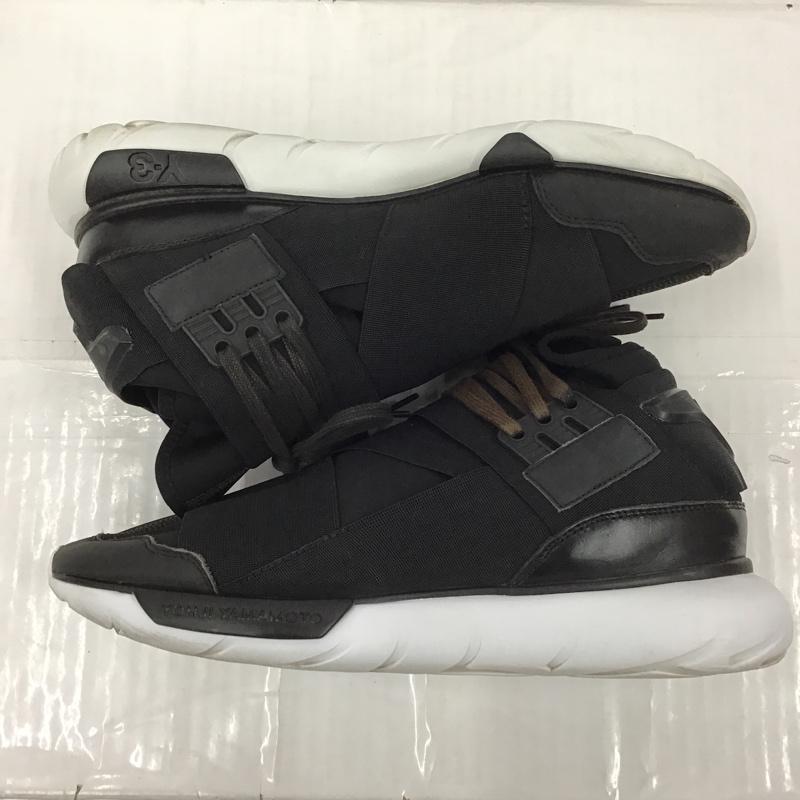 アディダス adidas スニーカー スニーカー AQ5499 Y-3 QASA HIGH 27.5cm 箱有 27.5cm ロゴ、文字 黒 / ブラック / X 白 / ホワイト /  メンズ USED 古着 中古 10103092