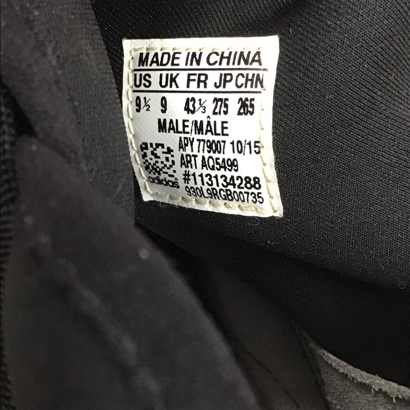 アディダス adidas スニーカー スニーカー AQ5499 Y-3 QASA HIGH 27.5cm 箱有 27.5cm ロゴ、文字 黒 / ブラック / X 白 / ホワイト /  メンズ USED 古着 中古 10103092