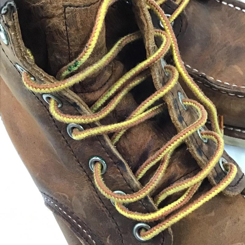 レッドウィング RED WING ブーツ ショートブーツ 8876 USA8E 26cm 箱有 ワークブーツ US：8 無地 茶 / ブラウン /  メンズ USED 古着 中古 10103094