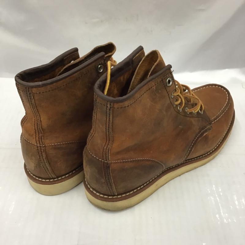 レッドウィング RED WING ブーツ ショートブーツ 8876 USA8E 26cm 箱有 ワークブーツ US：8 無地 茶 / ブラウン /  メンズ USED 古着 中古 10103094