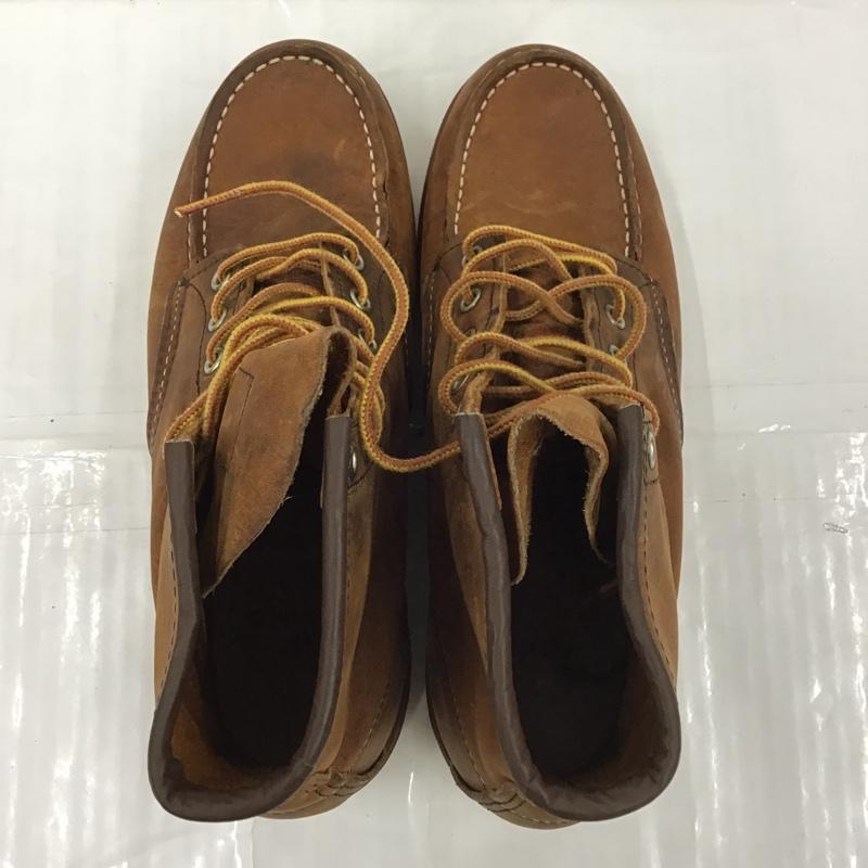 レッドウィング RED WING ブーツ ショートブーツ 8876 USA8E 26cm 箱有 ワークブーツ US：8 無地 茶 / ブラウン /  メンズ USED 古着 中古 10103094