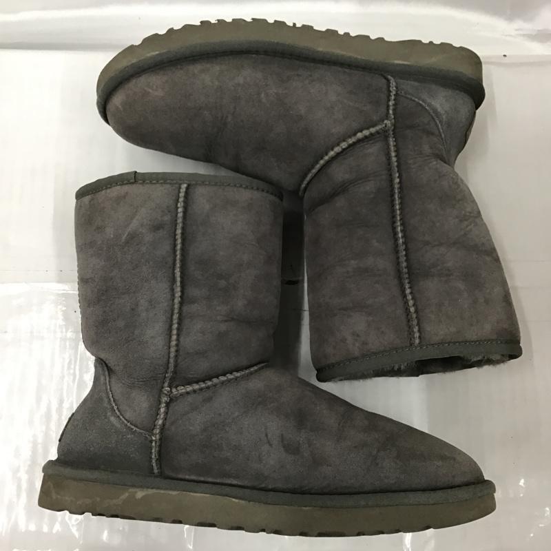 アグ UGG ブーツ 一般 1016223 Classic Short II 26cm 箱有 26.0cm ロゴ、文字 灰 / グレー /  メンズ USED 古着 中古 10103096