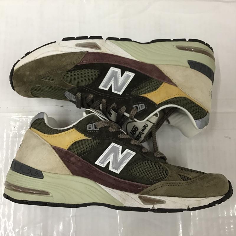 ニューバランス New Balance スニーカー スニーカー M991GYB 26.5cm イングランド製 箱有 US：8.5 ロゴ、文字 カーキ / カーキ / X 茶 / ブラウン / X ベージュ / ベージュ /  メンズ USED 古着 中古 10103097