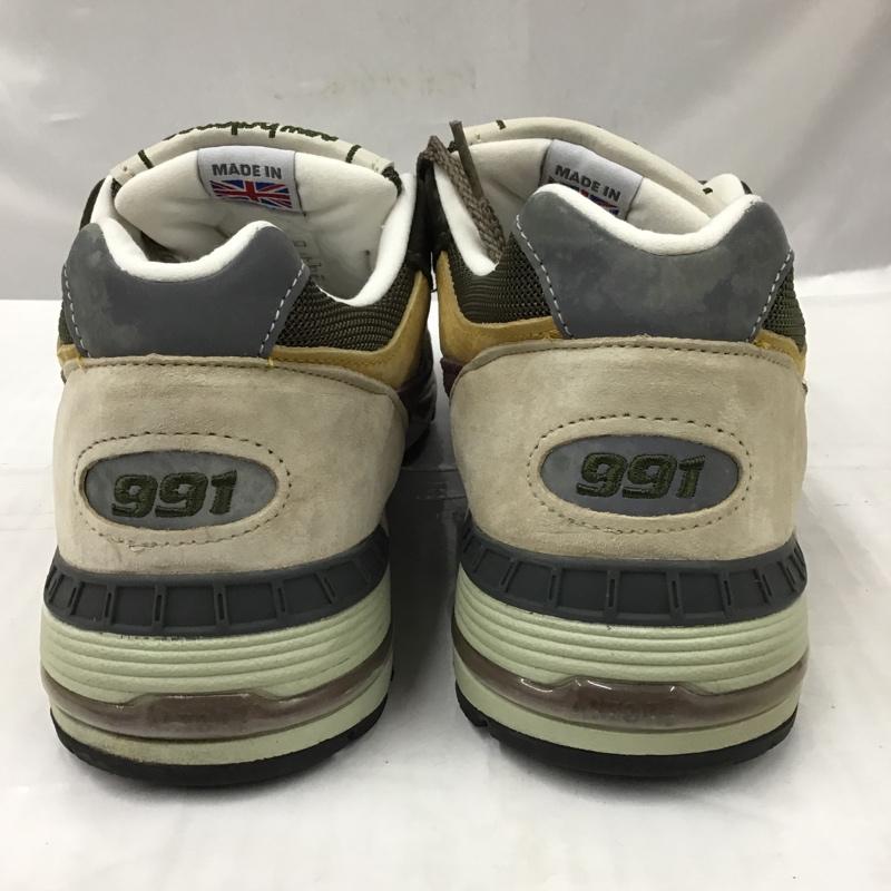 ニューバランス New Balance スニーカー スニーカー M991GYB 26.5cm イングランド製 箱有 US：8.5 ロゴ、文字 カーキ / カーキ / X 茶 / ブラウン / X ベージュ / ベージュ /  メンズ USED 古着 中古 10103097
