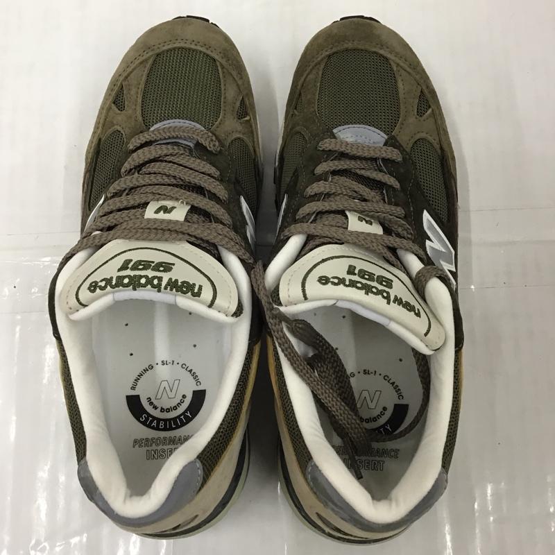 ニューバランス New Balance スニーカー スニーカー M991GYB 26.5cm イングランド製 箱有 US：8.5 ロゴ、文字 カーキ / カーキ / X 茶 / ブラウン / X ベージュ / ベージュ /  メンズ USED 古着 中古 10103097