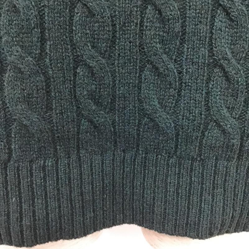 ビームス BEAMS ニット、セーター 長袖 L 無地 緑 / グリーン /  メンズ USED 古着 中古 10103100