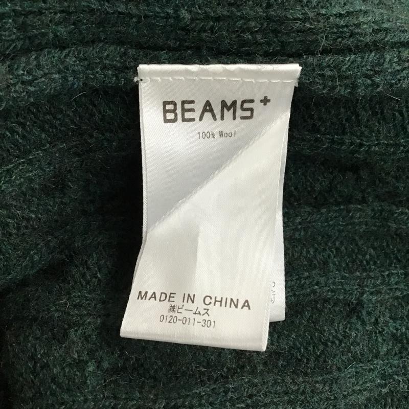 ビームス BEAMS ニット、セーター 長袖 L 無地 緑 / グリーン /  メンズ USED 古着 中古 10103100