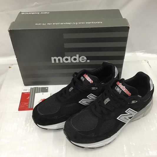 ニューバランス New Balance スニーカー スニーカー M990BS3 26.5cm アメリカ製 Made in USA 箱有 26.5cm ロゴ、文字 黒 / ブラック / X 灰 / グレー /  メンズ USED 古着 中古 10103103