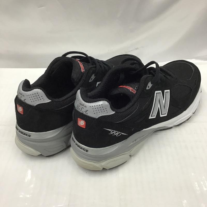 ニューバランス New Balance スニーカー スニーカー M990BS3 26.5cm アメリカ製 Made in USA 箱有 26.5cm ロゴ、文字 黒 / ブラック / X 灰 / グレー /  メンズ USED 古着 中古 10103103