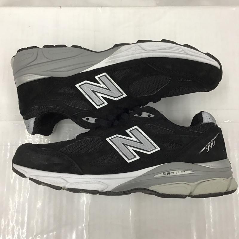 ニューバランス New Balance スニーカー スニーカー M990BS3 26.5cm アメリカ製 Made in USA 箱有 26.5cm ロゴ、文字 黒 / ブラック / X 灰 / グレー /  メンズ USED 古着 中古 10103103