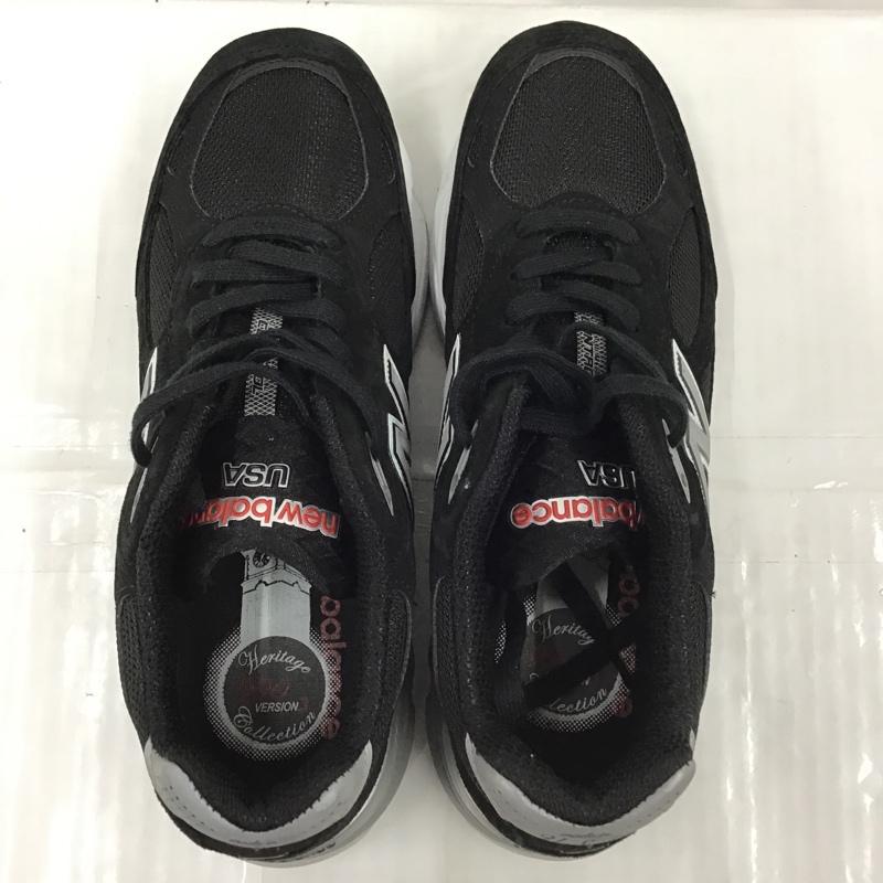 ニューバランス New Balance スニーカー スニーカー M990BS3 26.5cm アメリカ製 Made in USA 箱有 26.5cm ロゴ、文字 黒 / ブラック / X 灰 / グレー /  メンズ USED 古着 中古 10103103