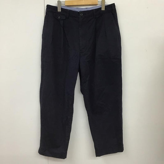 ビームス BEAMS パンツ スラックス L 無地 紺 / ネイビー /  メンズ USED 古着 中古 10103104
