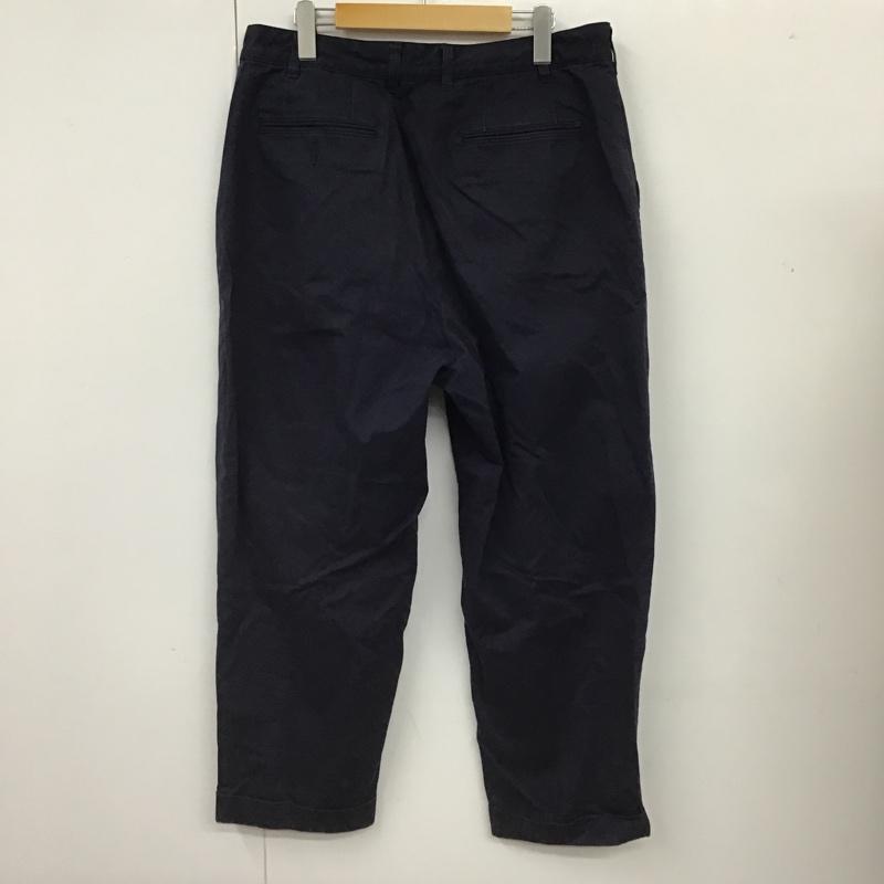 ビームス BEAMS パンツ スラックス L 無地 紺 / ネイビー /  メンズ USED 古着 中古 10103104