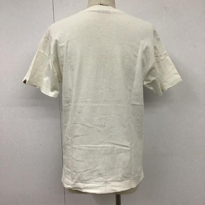 アベイシングエイプ A BATHING APE Tシャツ 半袖 ターゲット M プリント 白 / ホワイト /  メンズ USED 古着 中古 10103108