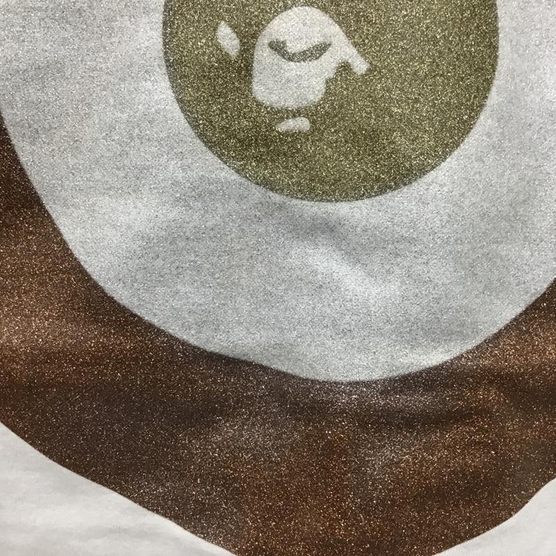 アベイシングエイプ A BATHING APE Tシャツ 半袖 ターゲット M プリント 白 / ホワイト /  メンズ USED 古着 中古 10103108