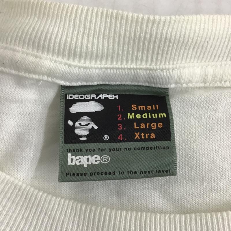 アベイシングエイプ A BATHING APE Tシャツ 半袖 ターゲット M プリント 白 / ホワイト /  メンズ USED 古着 中古 10103108