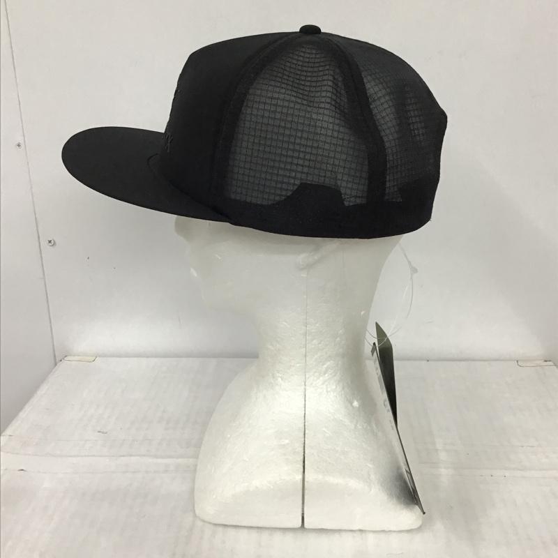 アークテリクス ARC'TERYX 帽子 キャップ LOGO TRUCKER FLAT タグ付き メッシュ FREE ロゴ、文字 黒 / ブラック /  メンズ USED 古着 中古 10103148
