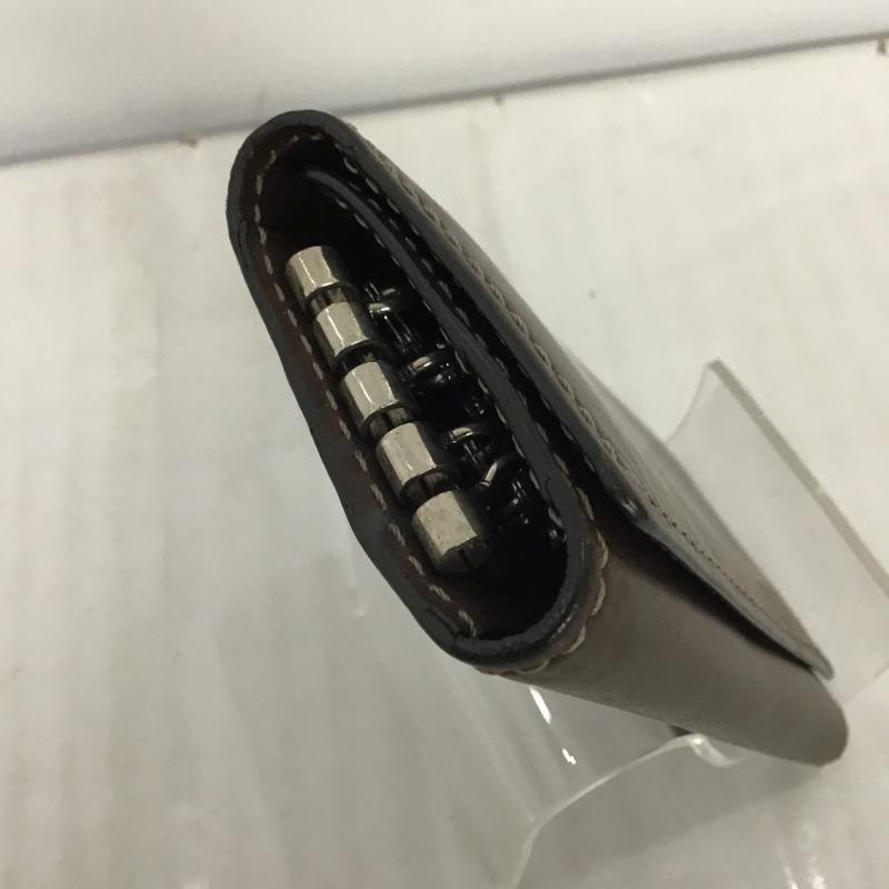 ポールスミス Paul Smith キーケース キーケース 4連 ロゴ、文字 茶 / ブラウン /  メンズ USED 古着 中古 10103151
