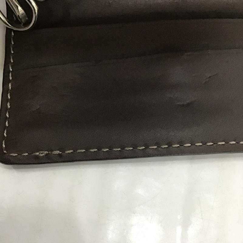 ポールスミス Paul Smith キーケース キーケース 4連 ロゴ、文字 茶 / ブラウン /  メンズ USED 古着 中古 10103151