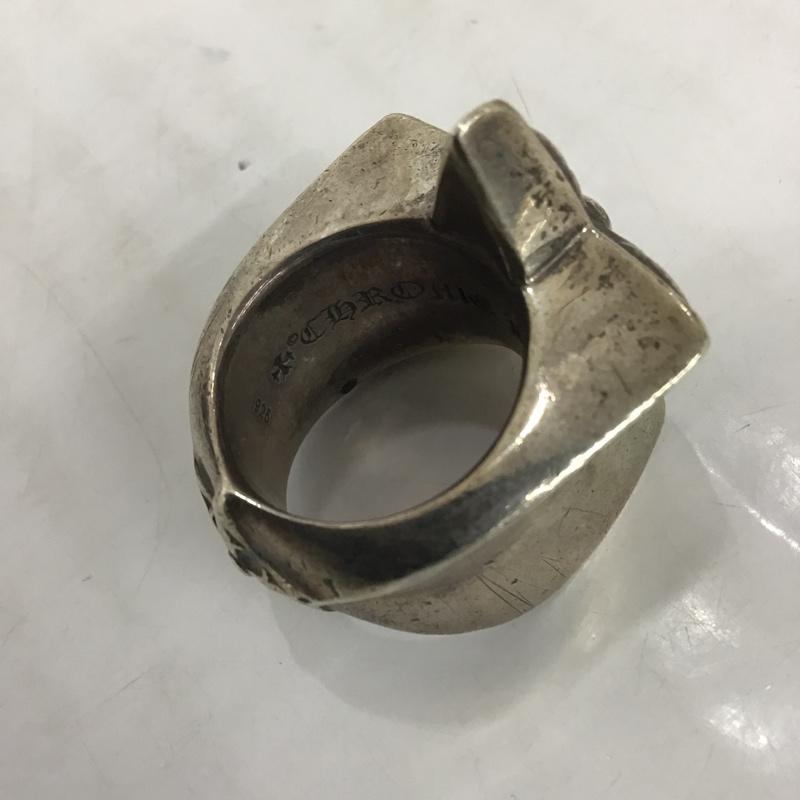 クロムハーツ CHROME HEARTS アクセサリー 指輪 STR LRG ラージスターリング 16号 無地 銀 / シルバー /  メンズ USED 古着 中古 10103162