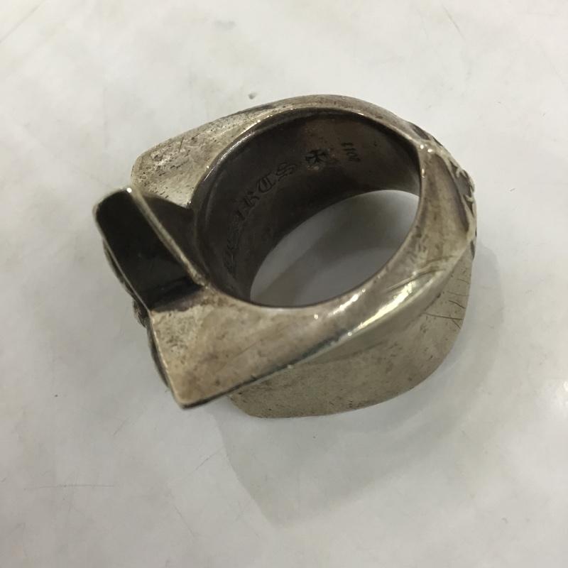 クロムハーツ CHROME HEARTS アクセサリー 指輪 STR LRG ラージスターリング 16号 無地 銀 / シルバー /  メンズ USED 古着 中古 10103162