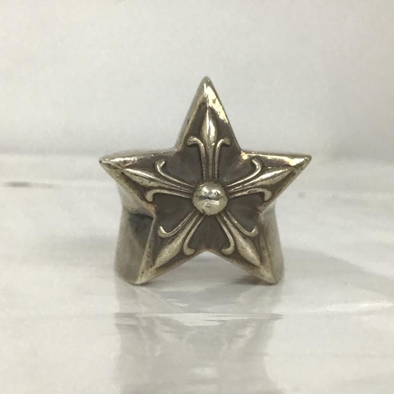 クロムハーツ CHROME HEARTS アクセサリー 指輪 STR LRG ラージスターリング 16号 無地 銀 / シルバー /  メンズ USED 古着 中古 10103162