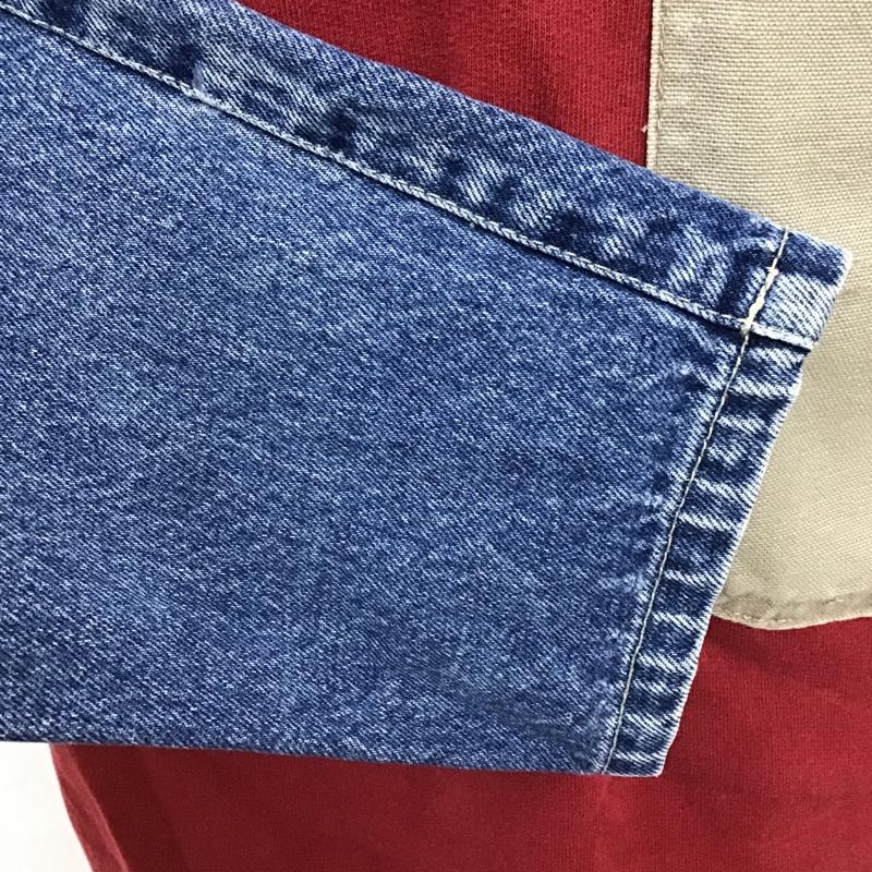 カーハート Carhartt トレーナー 長袖 長袖トレーナー スウェット カジュアルトレーナー LLbeanコラボ L ロゴ、文字 えんじ / ワインレッド / X インディゴ / インディゴ /  メンズ USED 古着 中古 10103179