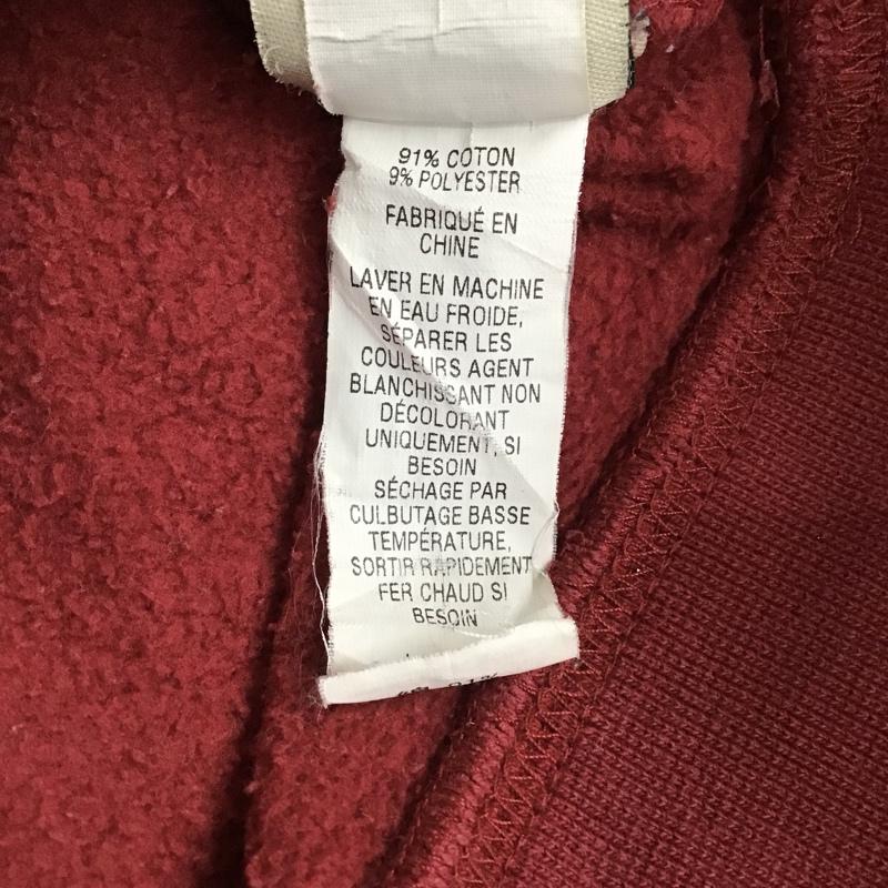 カーハート Carhartt トレーナー 長袖 長袖トレーナー スウェット カジュアルトレーナー LLbeanコラボ L ロゴ、文字 えんじ / ワインレッド / X インディゴ / インディゴ /  メンズ USED 古着 中古 10103179