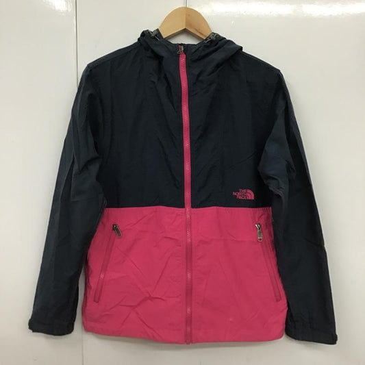 ザノースフェイス THE NORTH FACE ジャケット、上着 ジャンパー、ブルゾン NPW21230 コンパクトジャケット ジップアップジャケット ナイロンジャケット M ロゴ、文字 桃 / ピンク / X 紺 / ネイビー /  メンズ USED 古着 中古 10103211