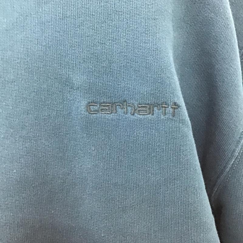 カーハート Carhartt トレーナー 長袖 長袖トレーナー スウェット クルーネックスウェット XXL ロゴ、文字 緑 / グリーン /  メンズ USED 古着 中古 10103223