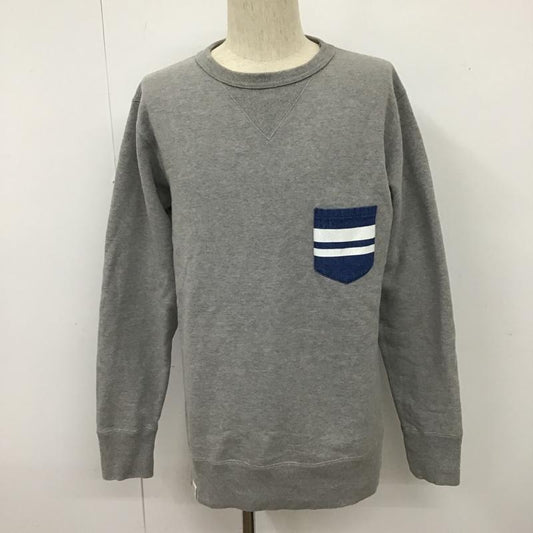 古着 USED トレーナー 長袖 長袖トレーナー スウェット クルーネックスウェット XL 無地 灰 / グレー /  メンズ USED 古着 中古 10103227