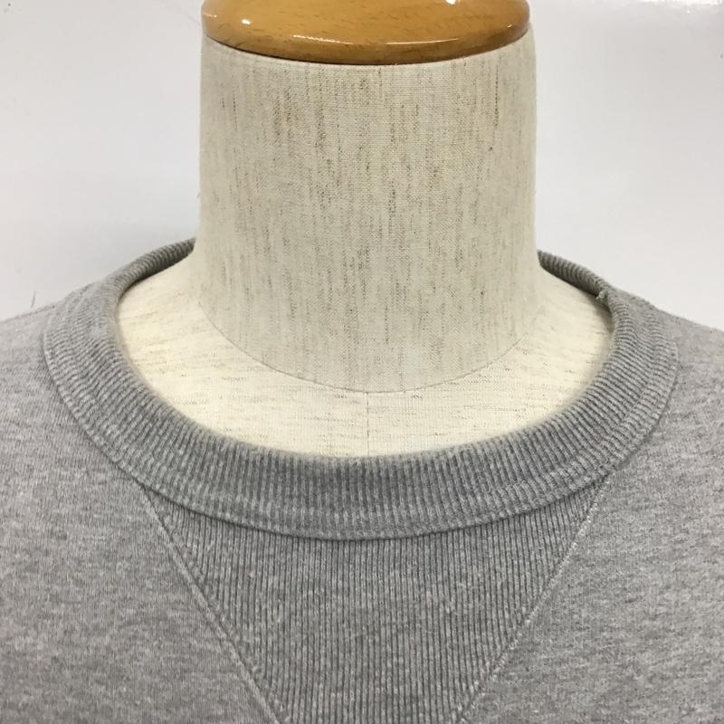 古着 USED トレーナー 長袖 長袖トレーナー スウェット クルーネックスウェット XL 無地 灰 / グレー /  メンズ USED 古着 中古 10103227