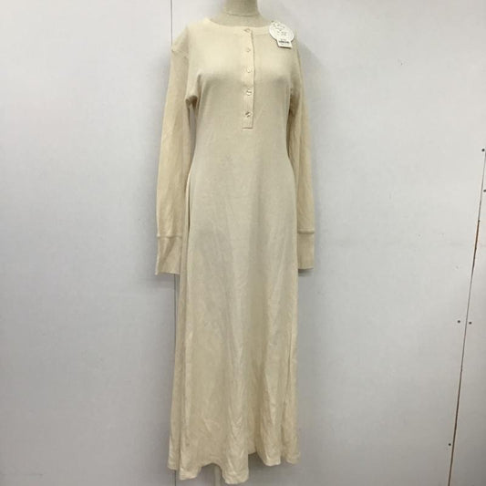 センスオブプレイスバイアーバンリサーチ SENSE OF PLACE by URBAN RESEARCH ワンピース ロングスカート AA34-26A011 2WAYフレアロングカットワンピース 無地 アイボリー / アイボリー /  レディース USED 古着 中古 10103237