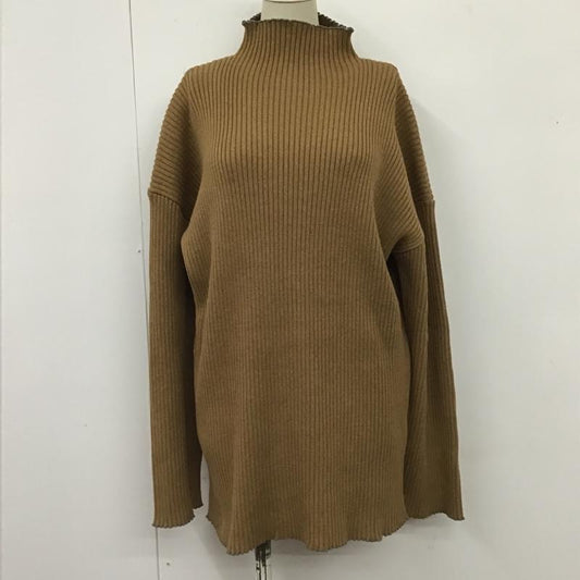 トゥデイフル TODAYFUL ニット、セーター 長袖 FREE 無地 茶 / ブラウン /  レディース USED 古着 中古 10103238