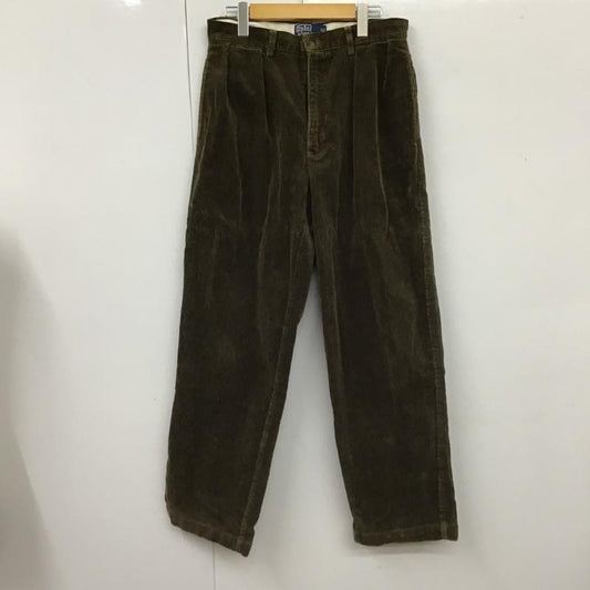 ポロバイラルフローレン Polo by RALPH LAUREN パンツ ワークパンツ、ペインターパンツ コーデュロイパンツ ワイドパンツ ストレートパンツ カジュアルパンツ 31インチ 無地 茶 / ブラウン /  メンズ USED 古着 中古 10103242