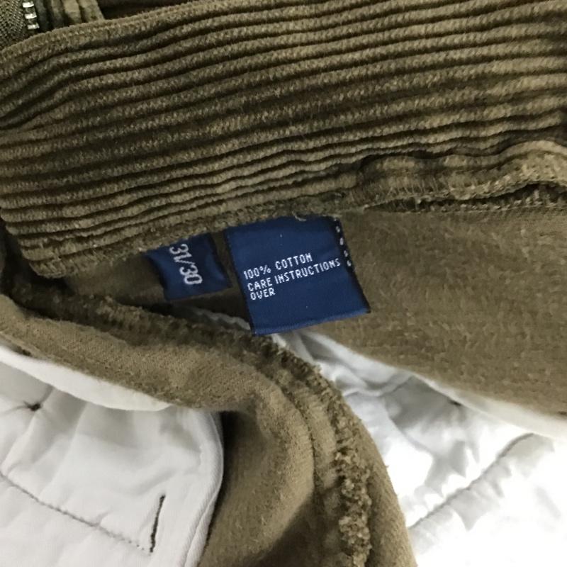ポロバイラルフローレン Polo by RALPH LAUREN パンツ ワークパンツ、ペインターパンツ コーデュロイパンツ ワイドパンツ ストレートパンツ カジュアルパンツ 31インチ 無地 茶 / ブラウン /  メンズ USED 古着 中古 10103242