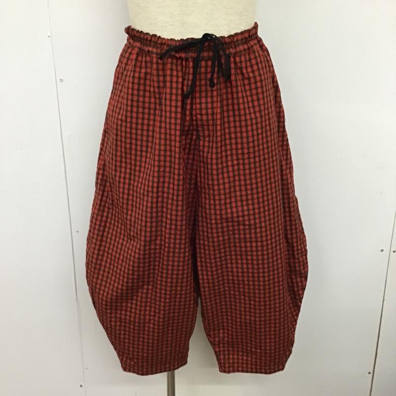 ブラックコムデギャルソン BLACK COMME des GARCONS ボトムス ボトムス バルーンパンツ チェックパンツ ボリュームパンツ カジュアルパンツ S チェック マルチカラー / マルチカラー /  メンズ USED 古着 中古 10103255