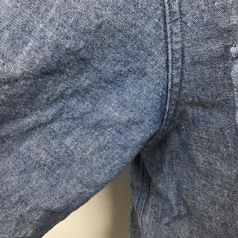 ラディアル RADIALL シャツ、ブラウス 長袖 TN-16AW-SH021 オープンカラー長袖シャツ カジュアルシャツ ポケットシャツ M ロゴ、文字 インディゴ / インディゴ /  メンズ USED 古着 中古 10103257