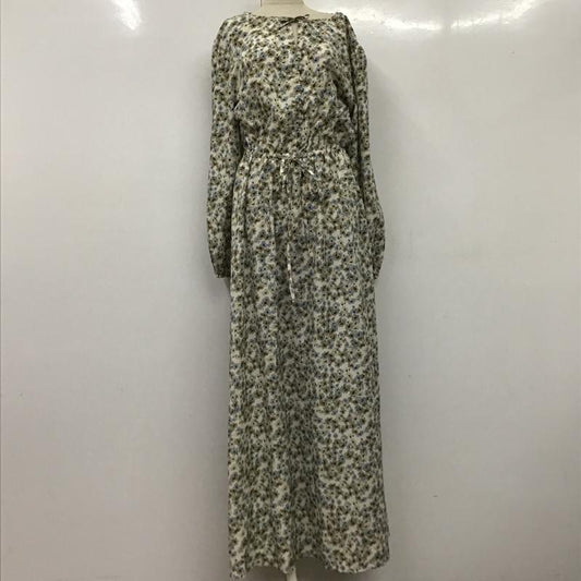 ジーナシス JEANASIS ワンピース ロングスカート JS071120MT ロングワンピース 長袖ノーカラーワンピース 花柄 FREE 総柄 X 花柄 マルチカラー / マルチカラー /  レディース USED 古着 中古 10103270