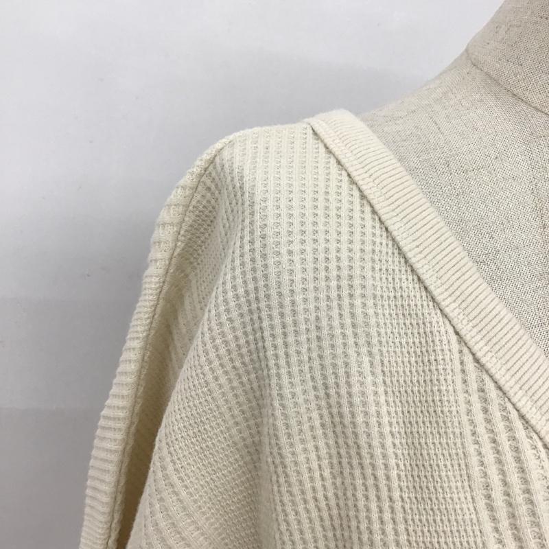 フリークスストア FREAK'S STORE カットソー 長袖 ヘンリーネックカットソー 長袖ワッフルカットソー ロングスリーブカットソー FREE 無地 ベージュ / ベージュ /  レディース USED 古着 中古 10103289