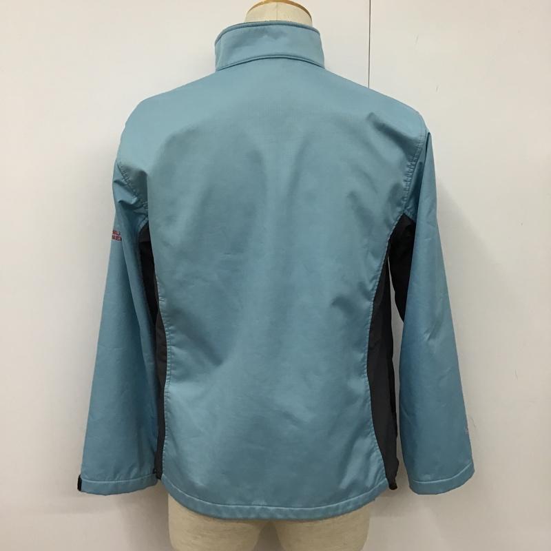 ザノースフェイス THE NORTH FACE ジャケット、上着 ジャンパー、ブルゾン ジップアップジャケット ジャンパー ジャケット カジュアルジャケット L ロゴ、文字 水色 / ライトブルー / X 黒 / ブラック /  メンズ USED 古着 中古 10103295