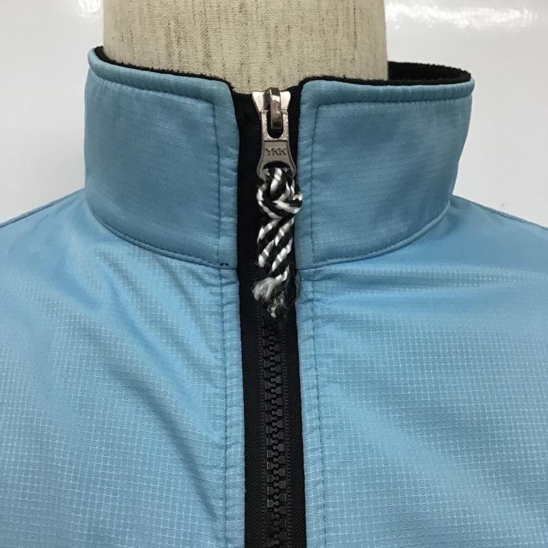 ザノースフェイス THE NORTH FACE ジャケット、上着 ジャンパー、ブルゾン ジップアップジャケット ジャンパー ジャケット カジュアルジャケット L ロゴ、文字 水色 / ライトブルー / X 黒 / ブラック /  メンズ USED 古着 中古 10103295