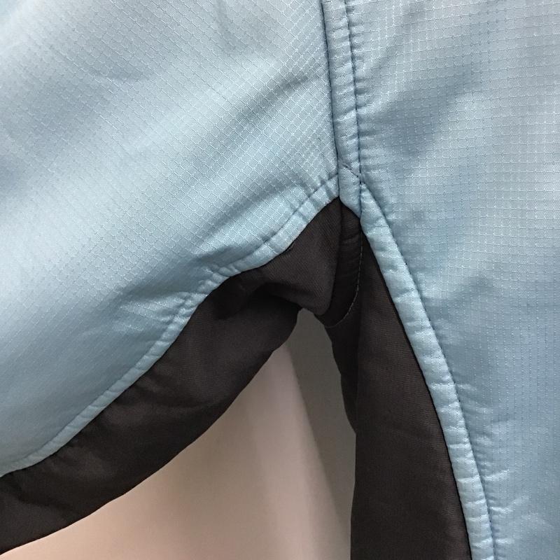ザノースフェイス THE NORTH FACE ジャケット、上着 ジャンパー、ブルゾン ジップアップジャケット ジャンパー ジャケット カジュアルジャケット L ロゴ、文字 水色 / ライトブルー / X 黒 / ブラック /  メンズ USED 古着 中古 10103295