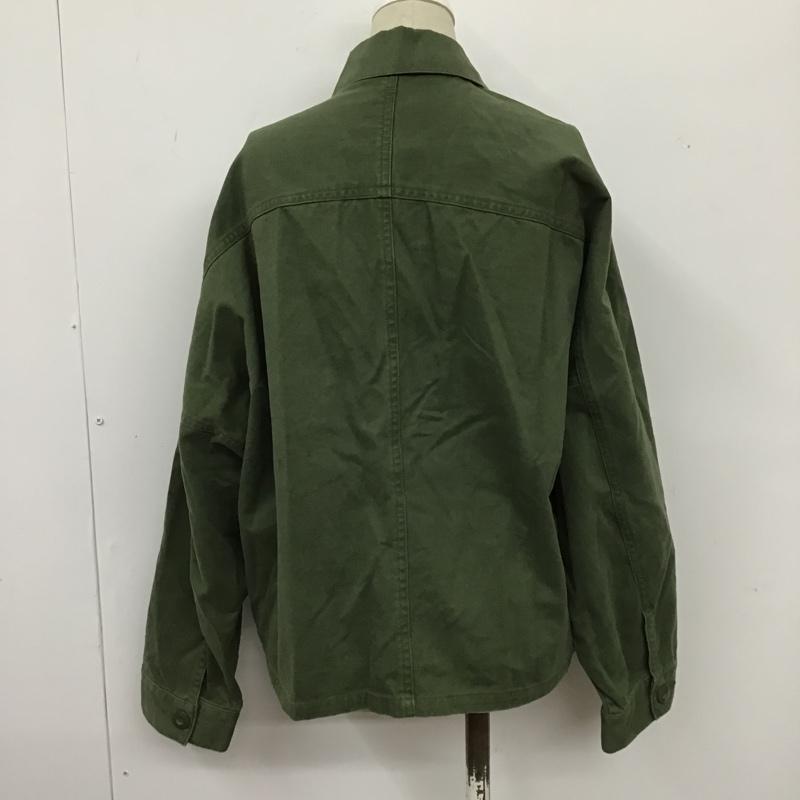 アズールバイマウジー AZUL BY MOUSSY ジャケット、上着 ジャケット、ブレザー 250CSA30-287C ミリタリーショートジャケット カジュアルジャケット カラージャケット M 無地 カーキ / カーキ /  レディース USED 古着 中古 10103301