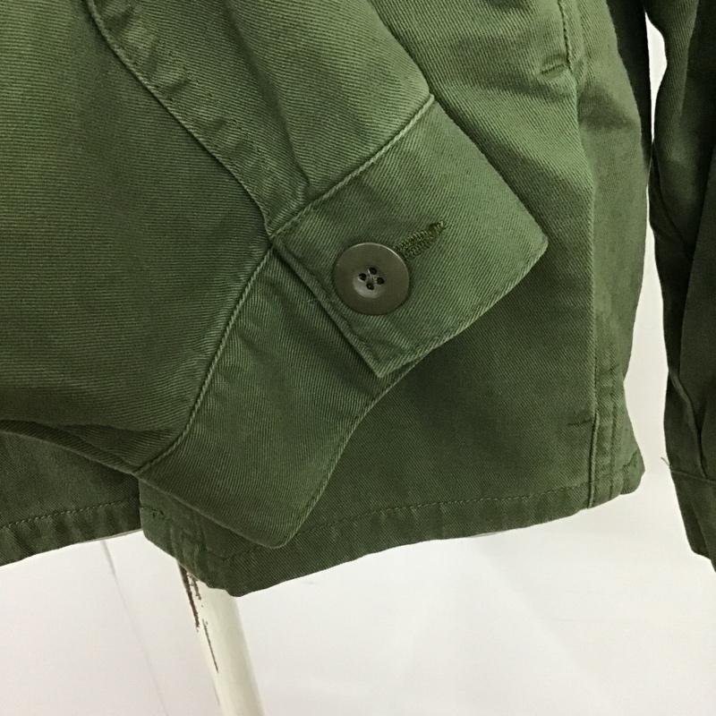 アズールバイマウジー AZUL BY MOUSSY ジャケット、上着 ジャケット、ブレザー 250CSA30-287C ミリタリーショートジャケット カジュアルジャケット カラージャケット M 無地 カーキ / カーキ /  レディース USED 古着 中古 10103301