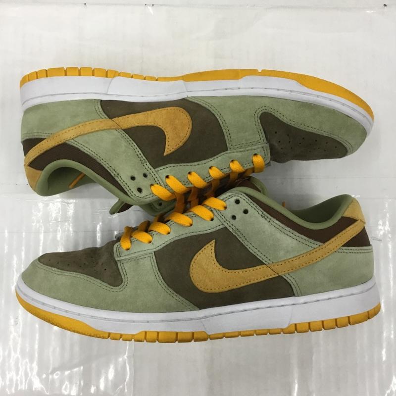 ナイキ NIKE スニーカー スニーカー DH5360-300 DUNK LOW SE 29cm Dusty Olive 29.0cm ロゴ、文字 カーキ / カーキ / X 茶 / ブラウン / X 橙 / オレンジ /  メンズ USED 古着 中古 10103306