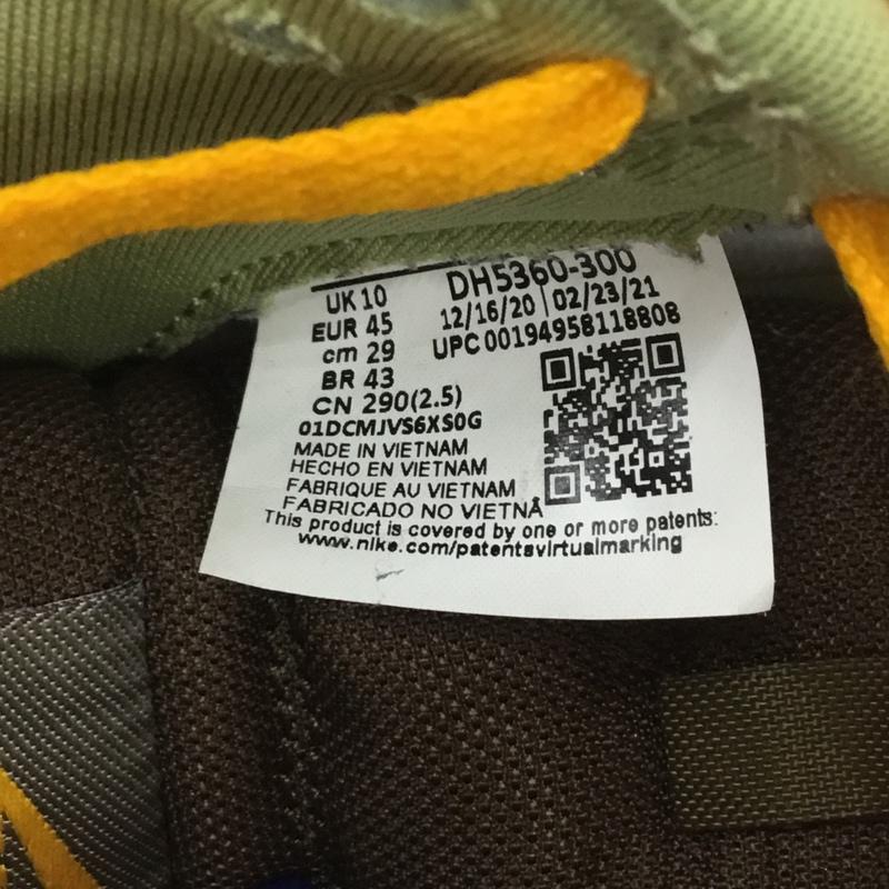 ナイキ NIKE スニーカー スニーカー DH5360-300 DUNK LOW SE 29cm Dusty Olive 29.0cm ロゴ、文字 カーキ / カーキ / X 茶 / ブラウン / X 橙 / オレンジ /  メンズ USED 古着 中古 10103306