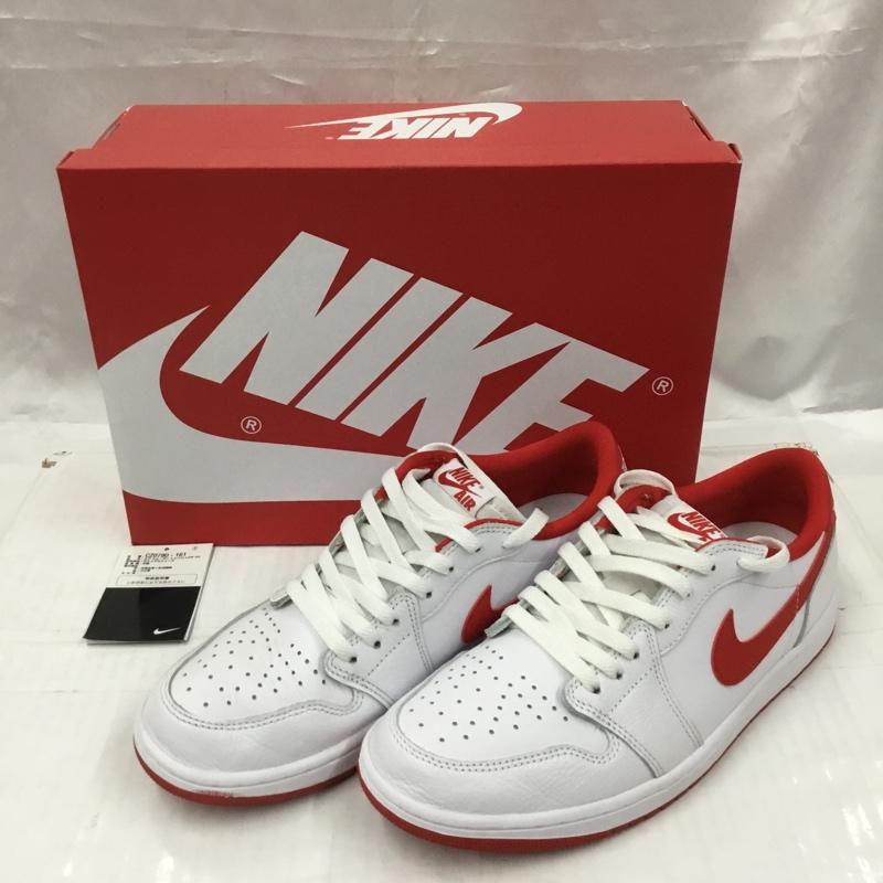 ナイキ NIKE スニーカー スニーカー CZ0790 161 AIR JORDAN 1 RETRO LOW OG 28.5cm 箱有 28.5cm ロゴ、文字 白 / ホワイト / X 赤 / レッド /  メンズ USED 古着 中古 10103307